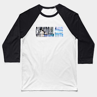 CATHEDRAL COVE - New Zealand Sunset Baseball T-Shirt